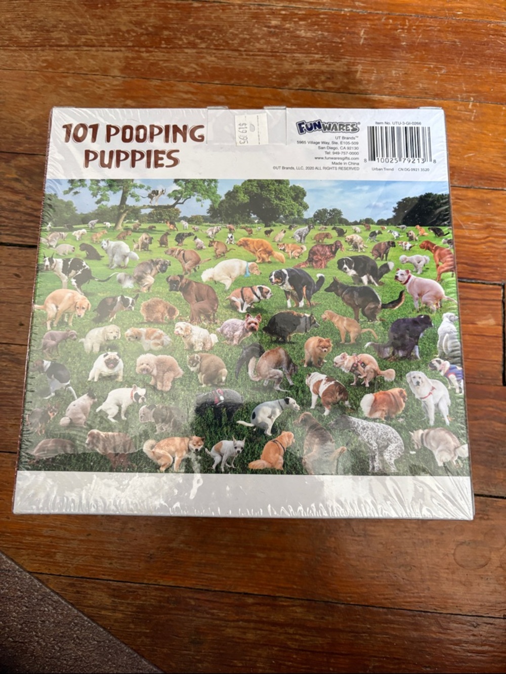 101 Pooping Puppies Puzzle by Funwares - Multicolor